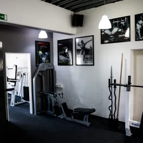 Gym workout area